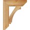 Ekena Millwork Imperial Slat Rough Sawn Bracket, Western Red Cedar, 4"W x 16"D x 20"H BKT04X16X20IMP06RWR - alternate 3